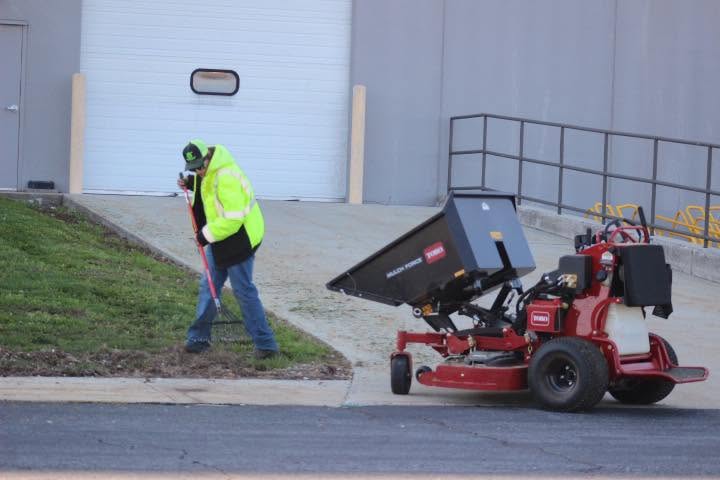Landscape construction project in Central Pennsylvania